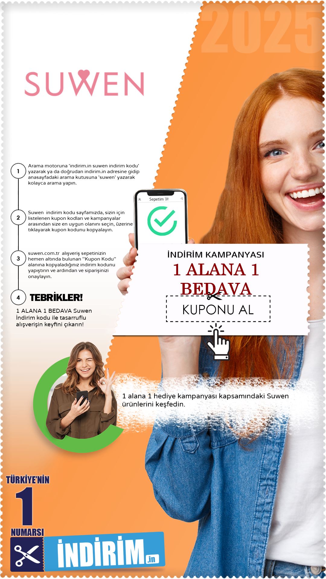 Suwen 1 Alana 1 Hediye Fırsatı