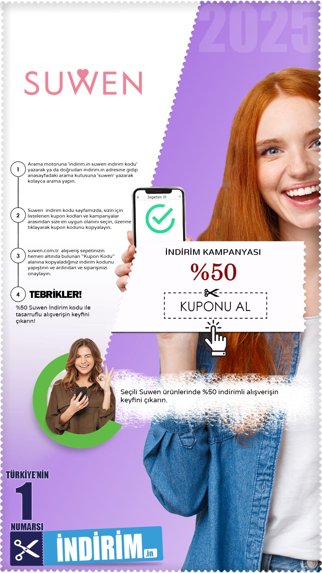 Suwen %50 İndirim Kampanyası