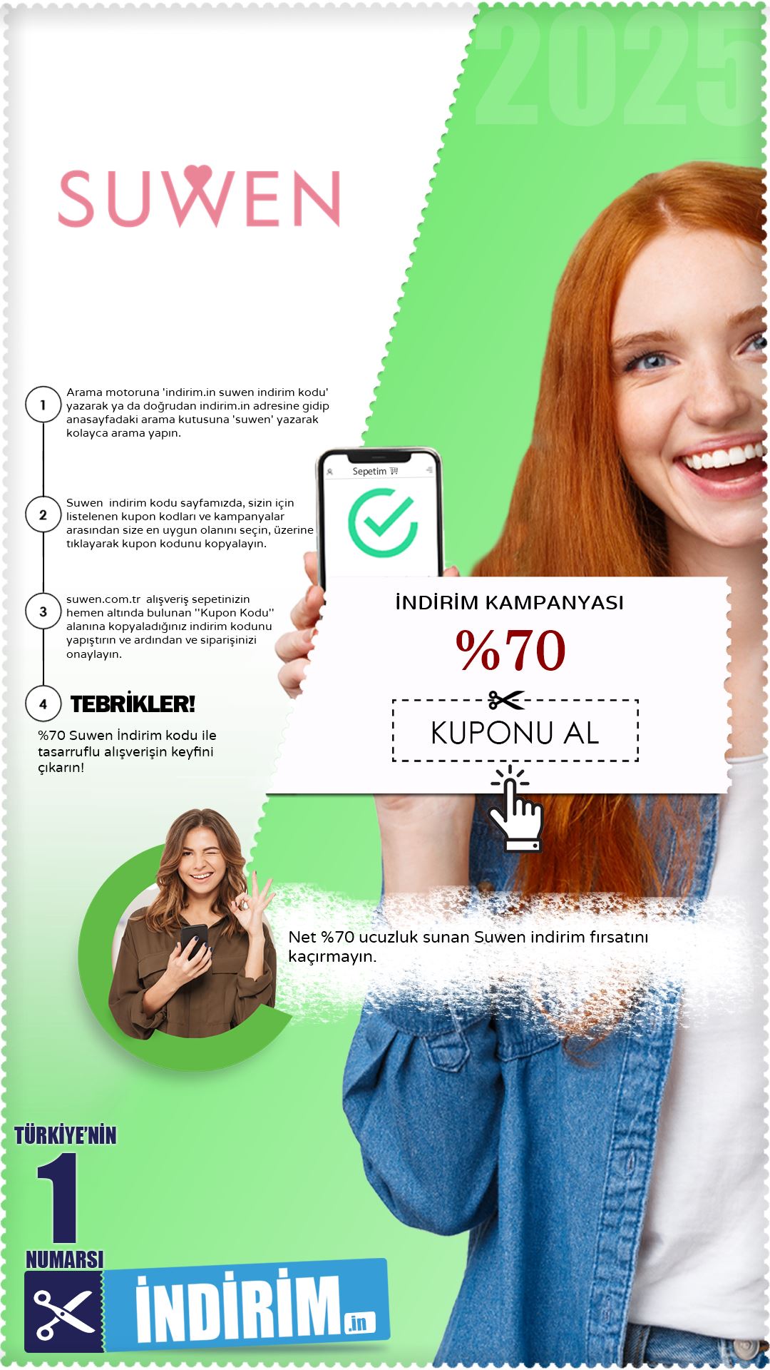 Suwen %70 İndirim Kampanyası