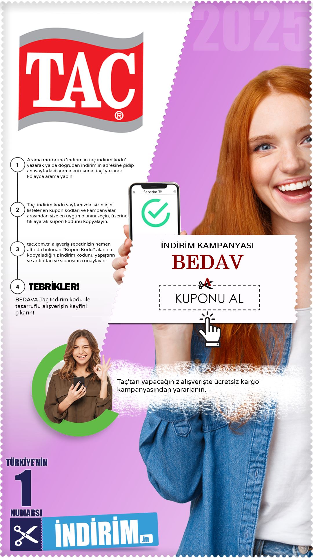 Taç Bedava Kargo Kampanyası