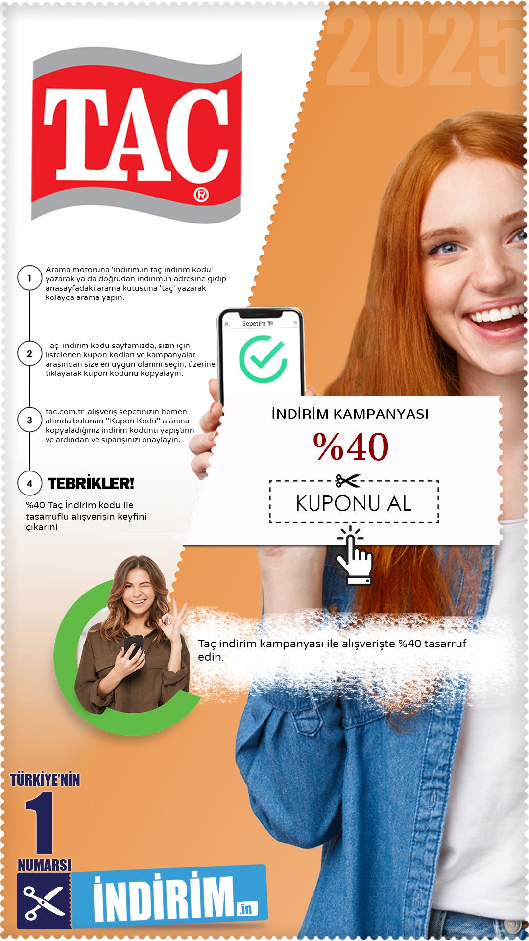 Taç %40 Ucuzluk Fırsatı