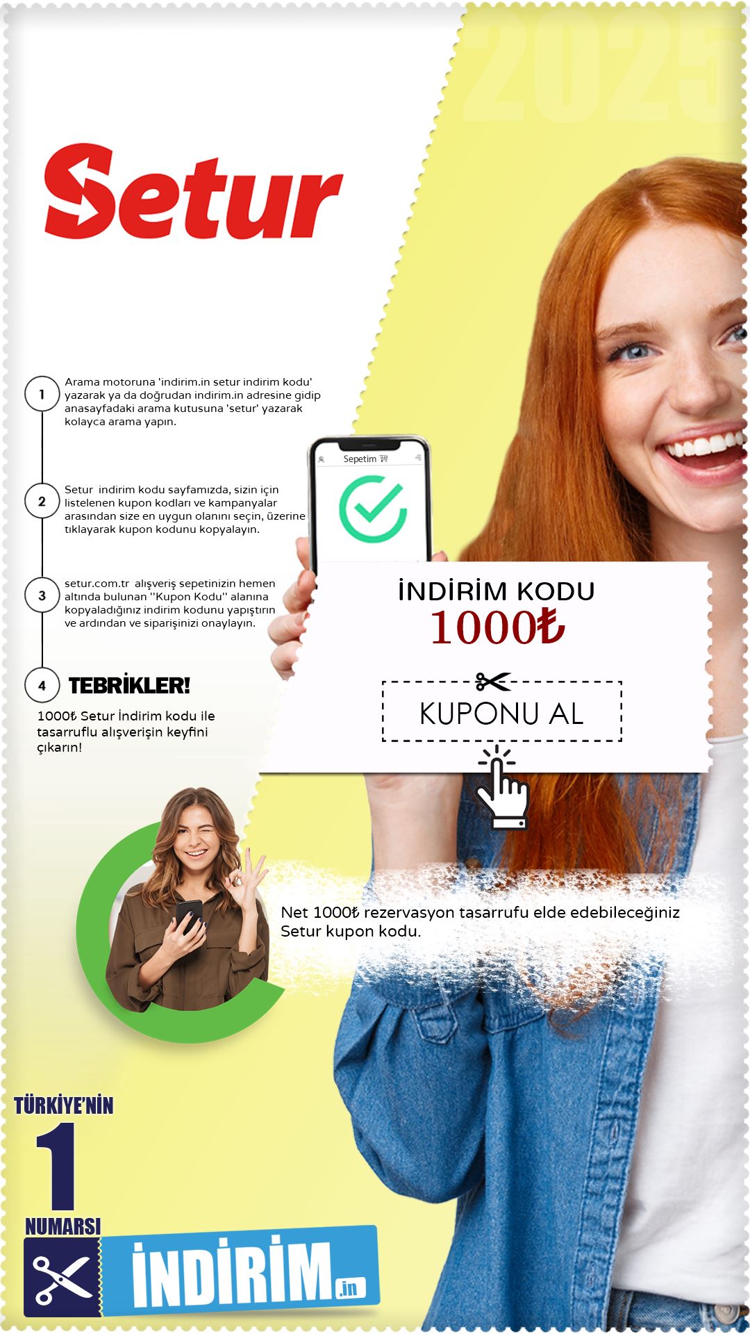 Tam 1000₺ Değerinde Setur İndirim Kuponu