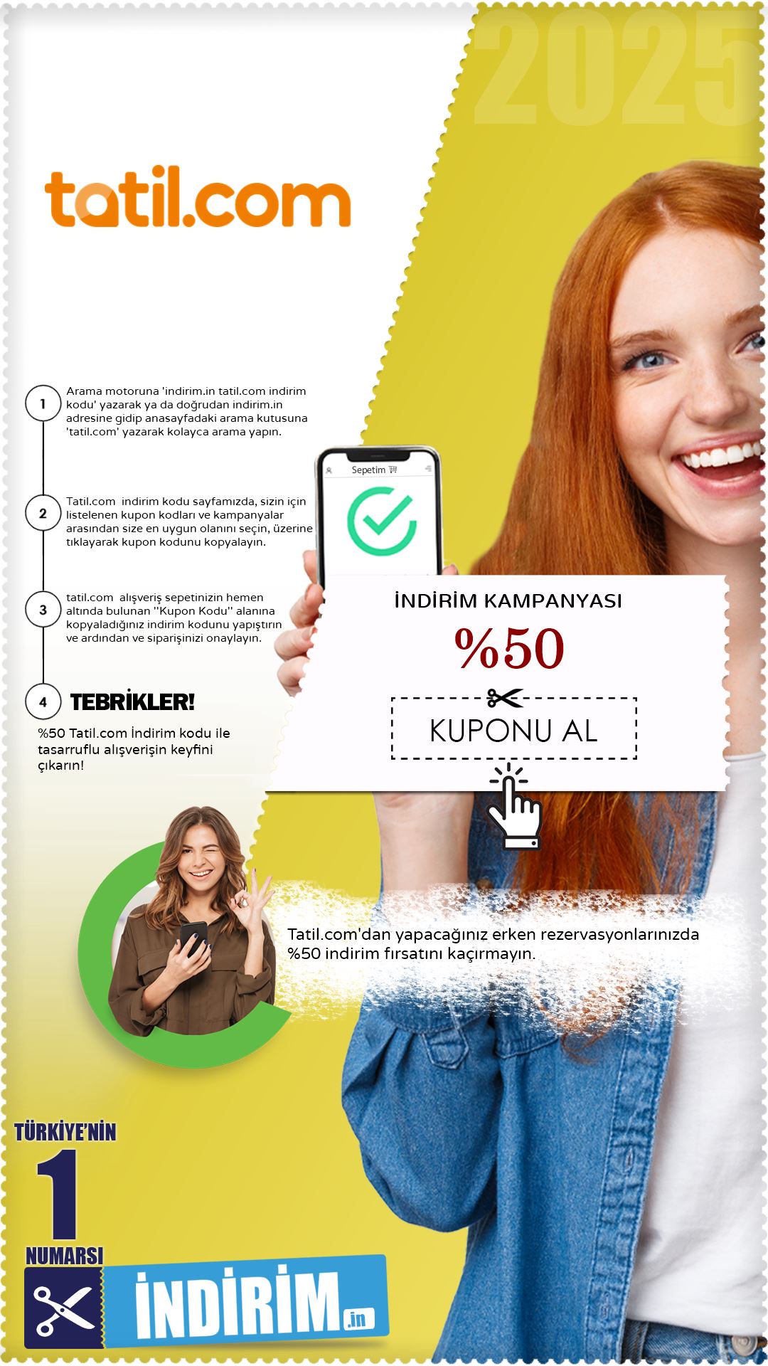 Tatil.Com %50 İndirim Fırsatı