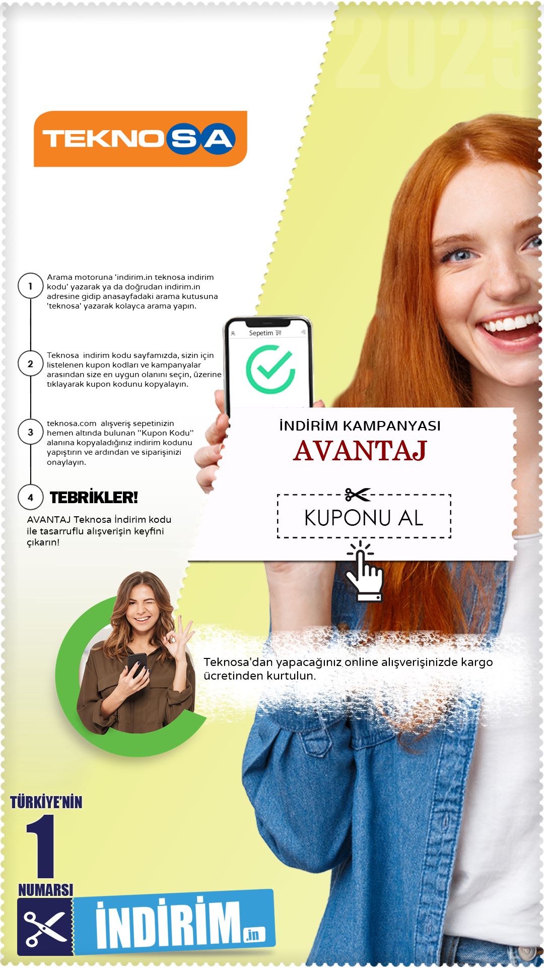 Teknosa Bedava Kargo Avantajı
