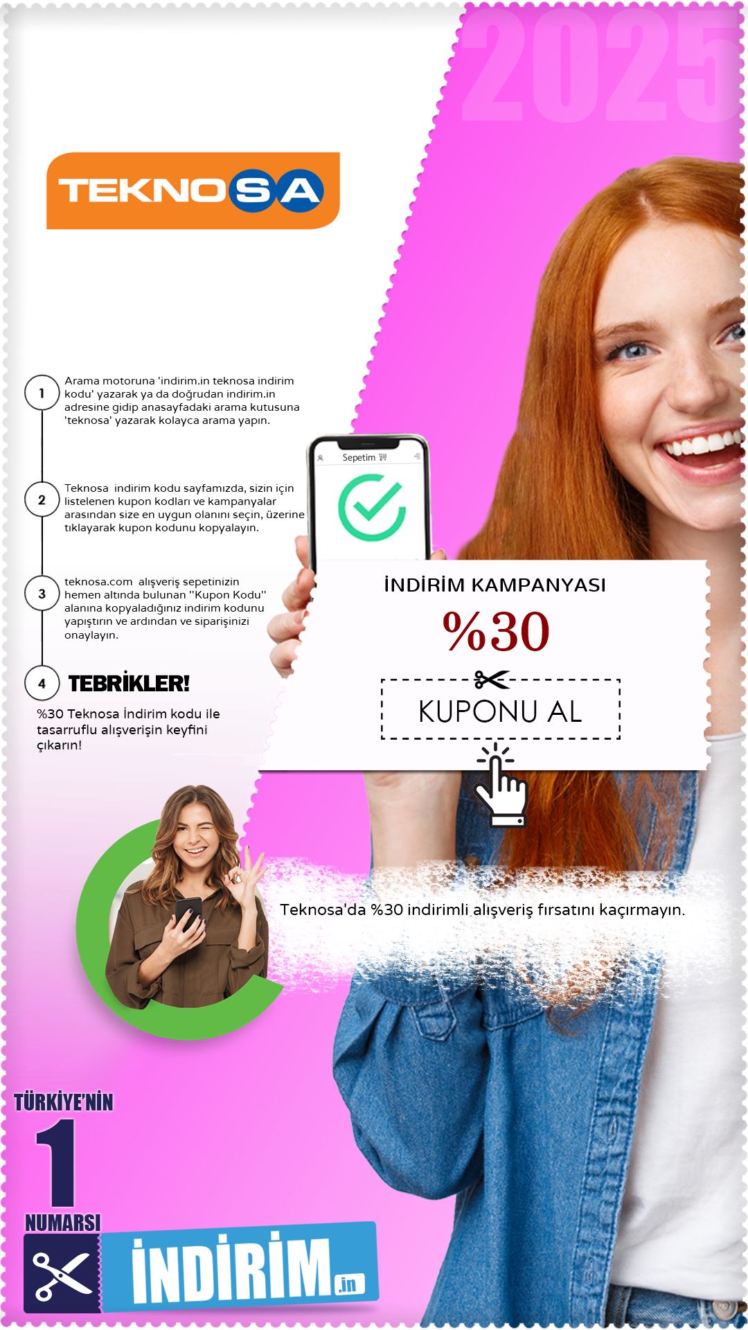 Teknosa %30 İndirim Kampanyası