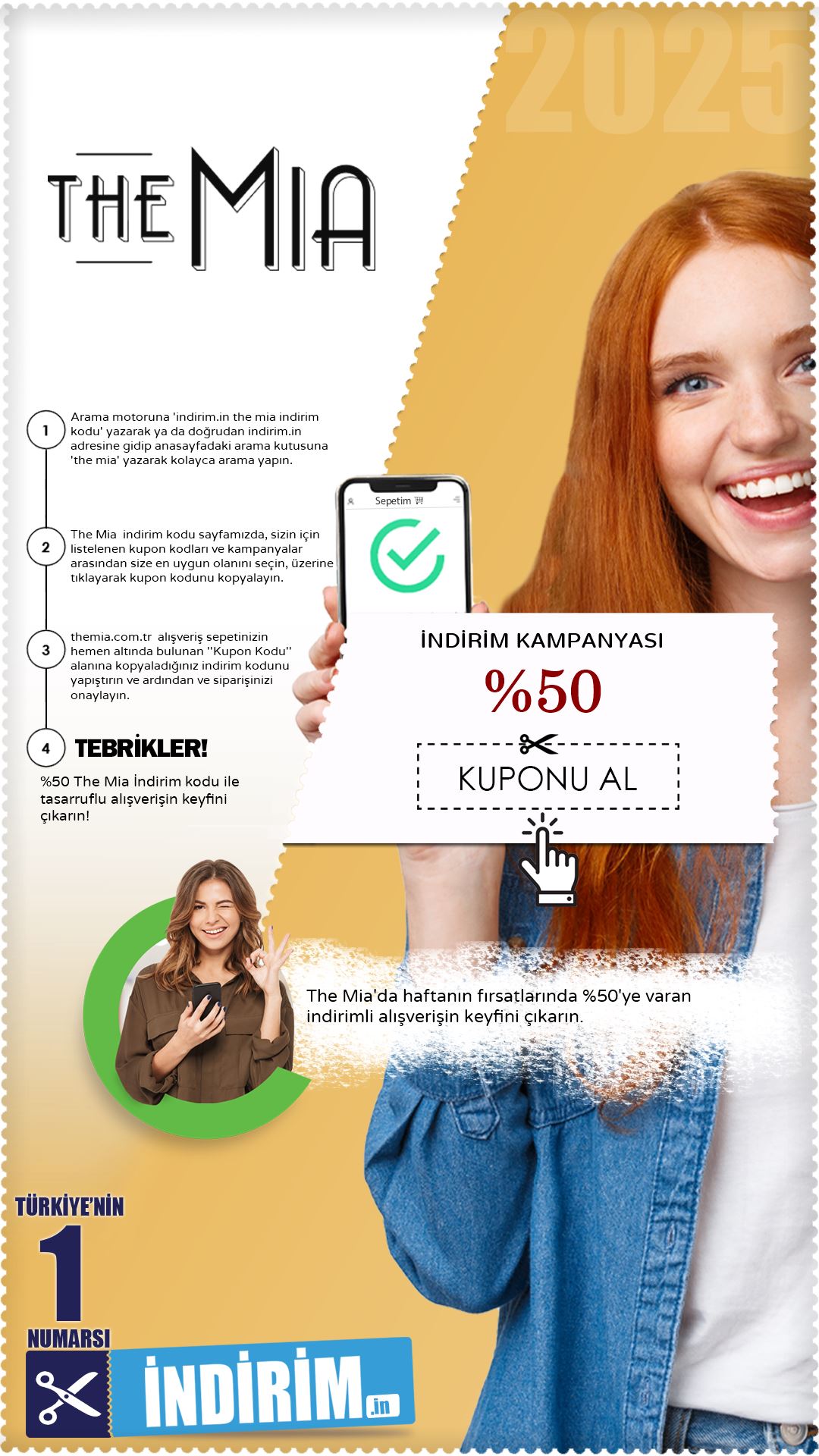 The Mia %50'Ye Varan İndirim Fırsatı