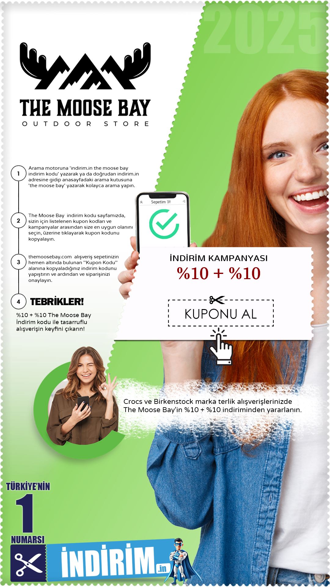 The Moose Bay %10+ %10 Terlik İndirim Kampanyası