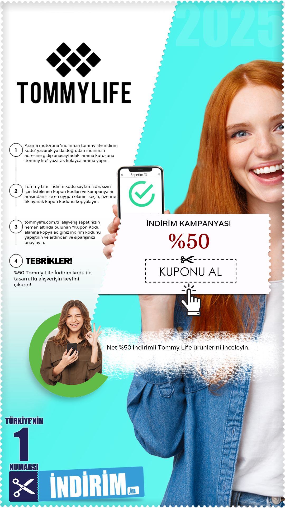 Tommy Life %50 İndirim Fırsatı