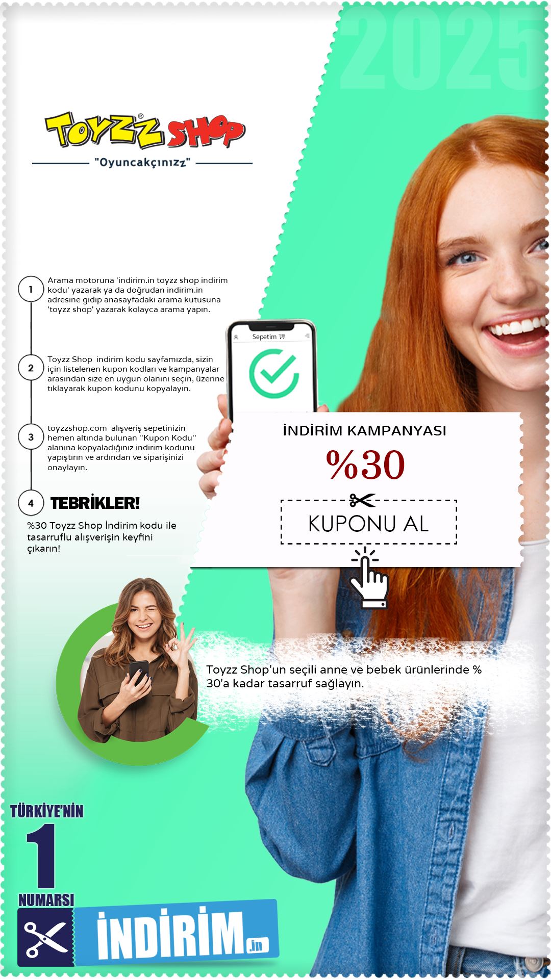 Toyzz Shop %30 Anne & Bebek İndirimi