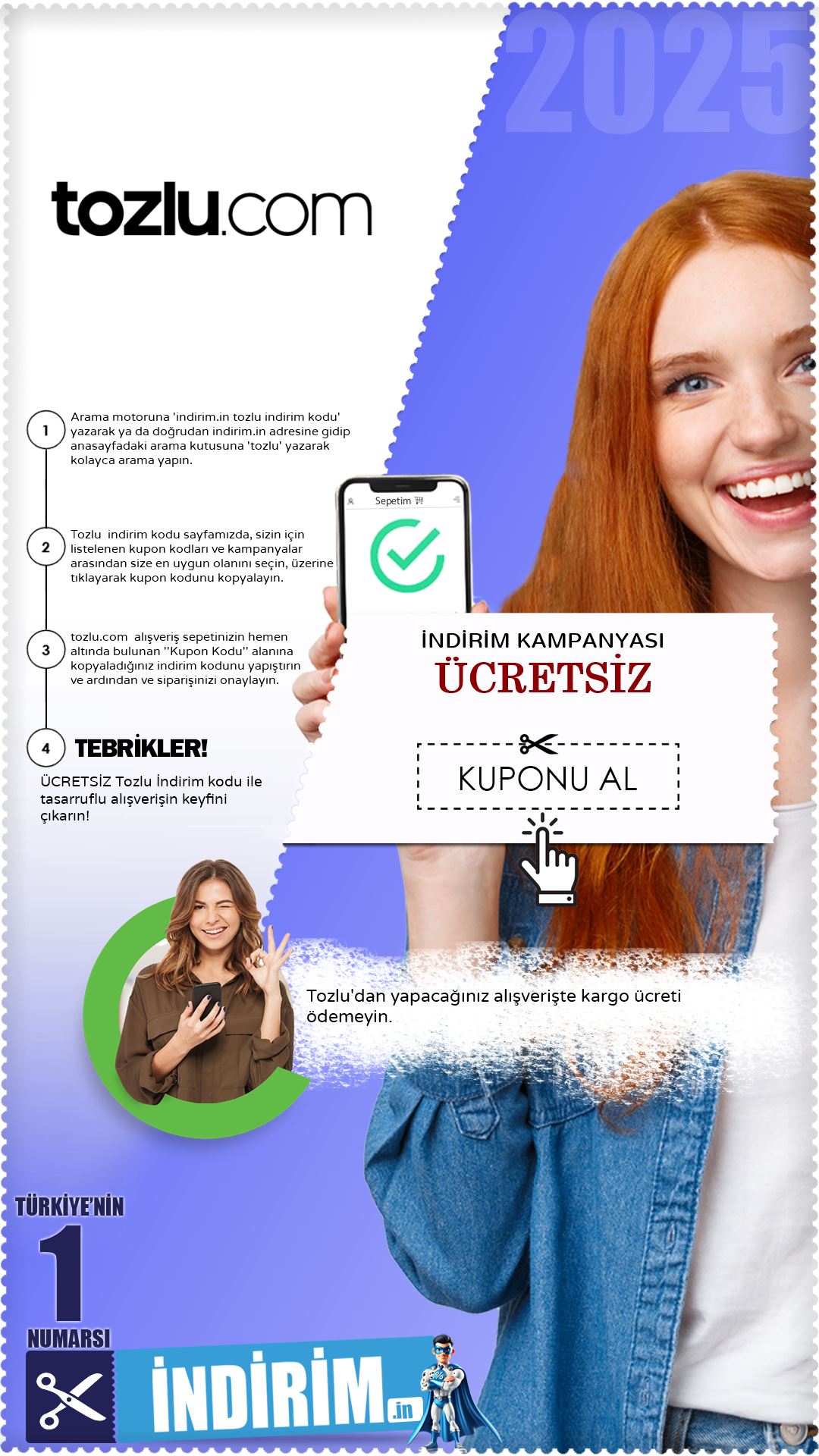 Tozlu Ücretsiz Kargo Kampanyası