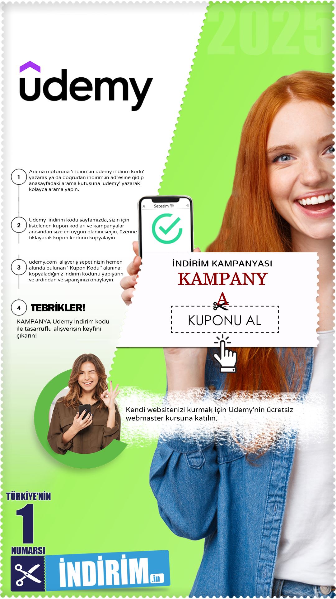 Ücretsiz Udemy Website Yapma Kursu Kampanyası