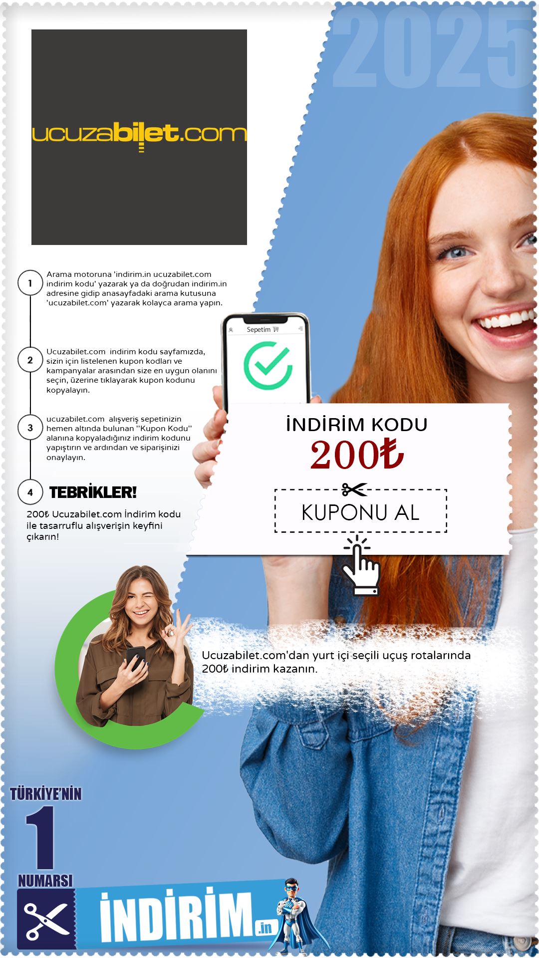 Ucuzabilet.Com 200₺ İndirim Kuponu