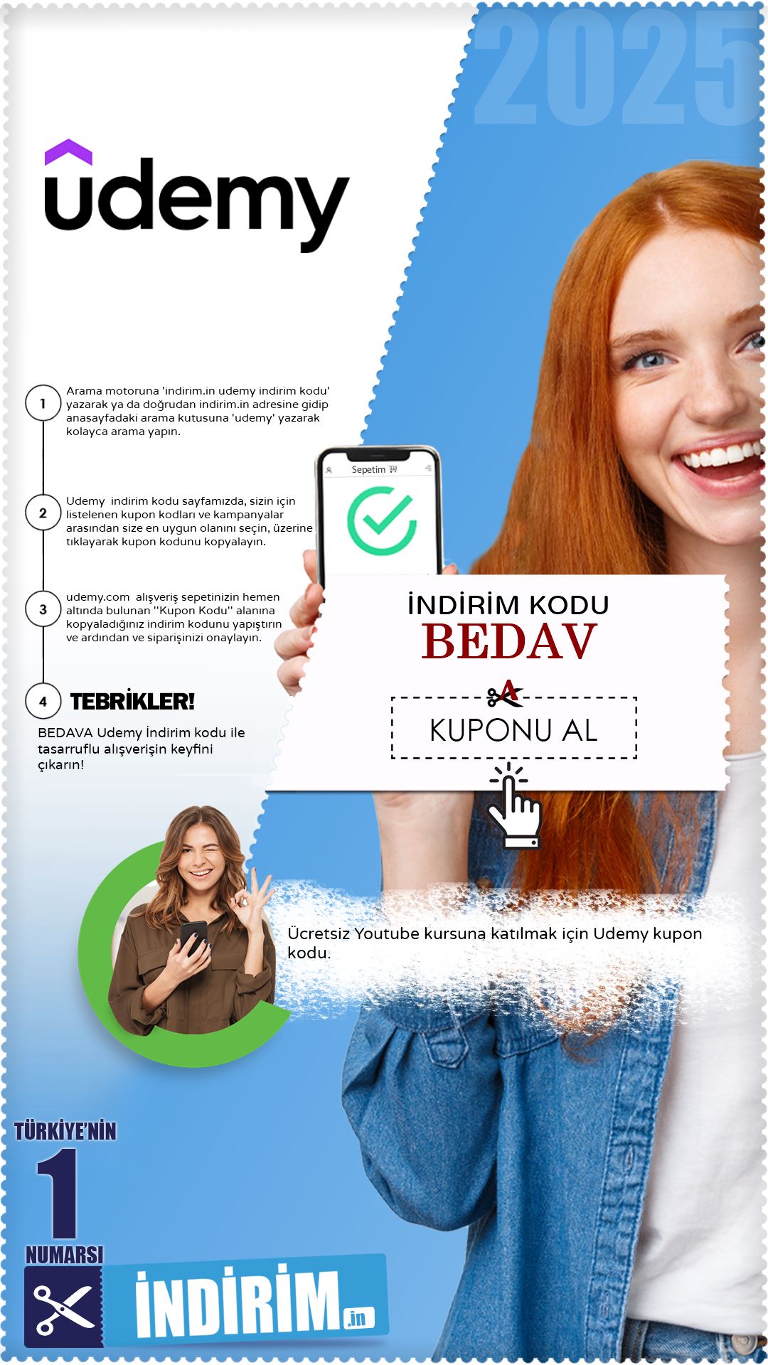 Udemy Bedava Youtube Kursu Kupon Kodu