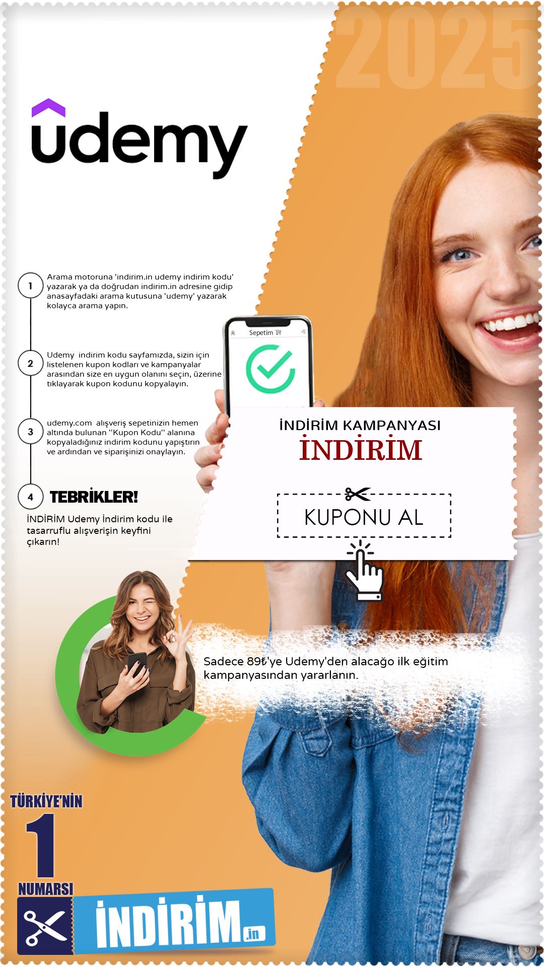 Udemy İlk Kayıt İndirim Fırsatı