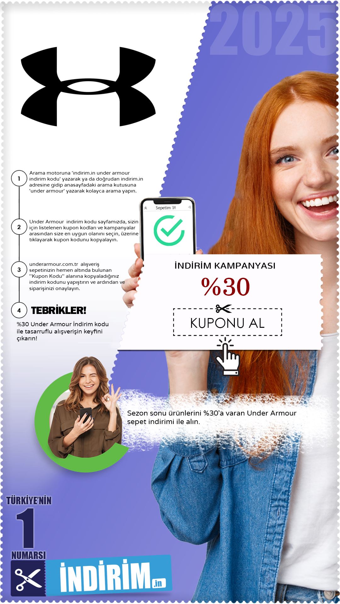 Under Armour %30 Sezon Sonu Fırsatı