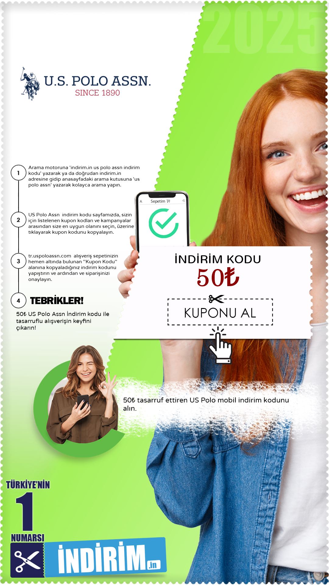 Us Polo 50₺ Mobil İndirim Kodu