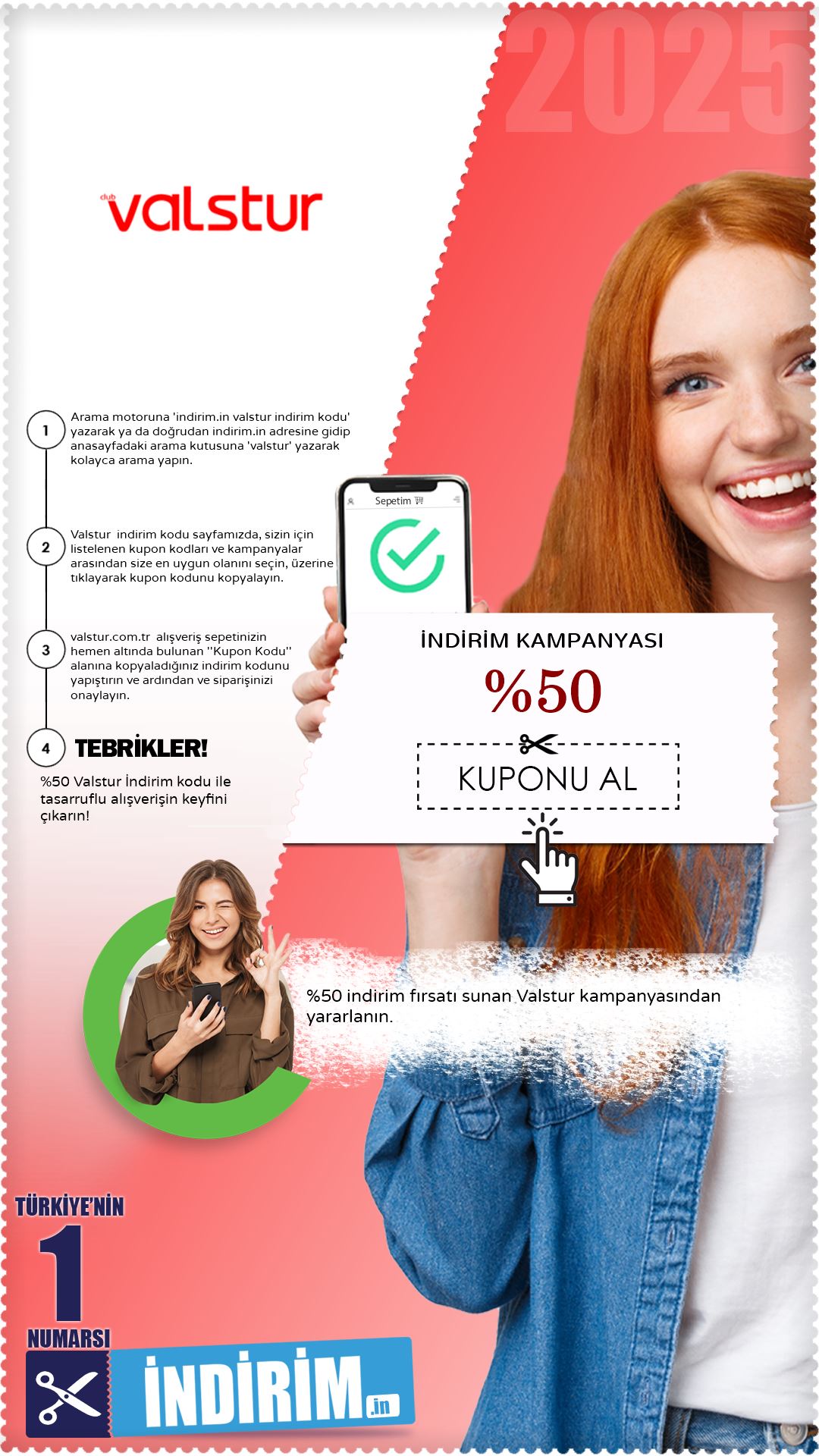 Valstur %50 İndirim Kampanyası