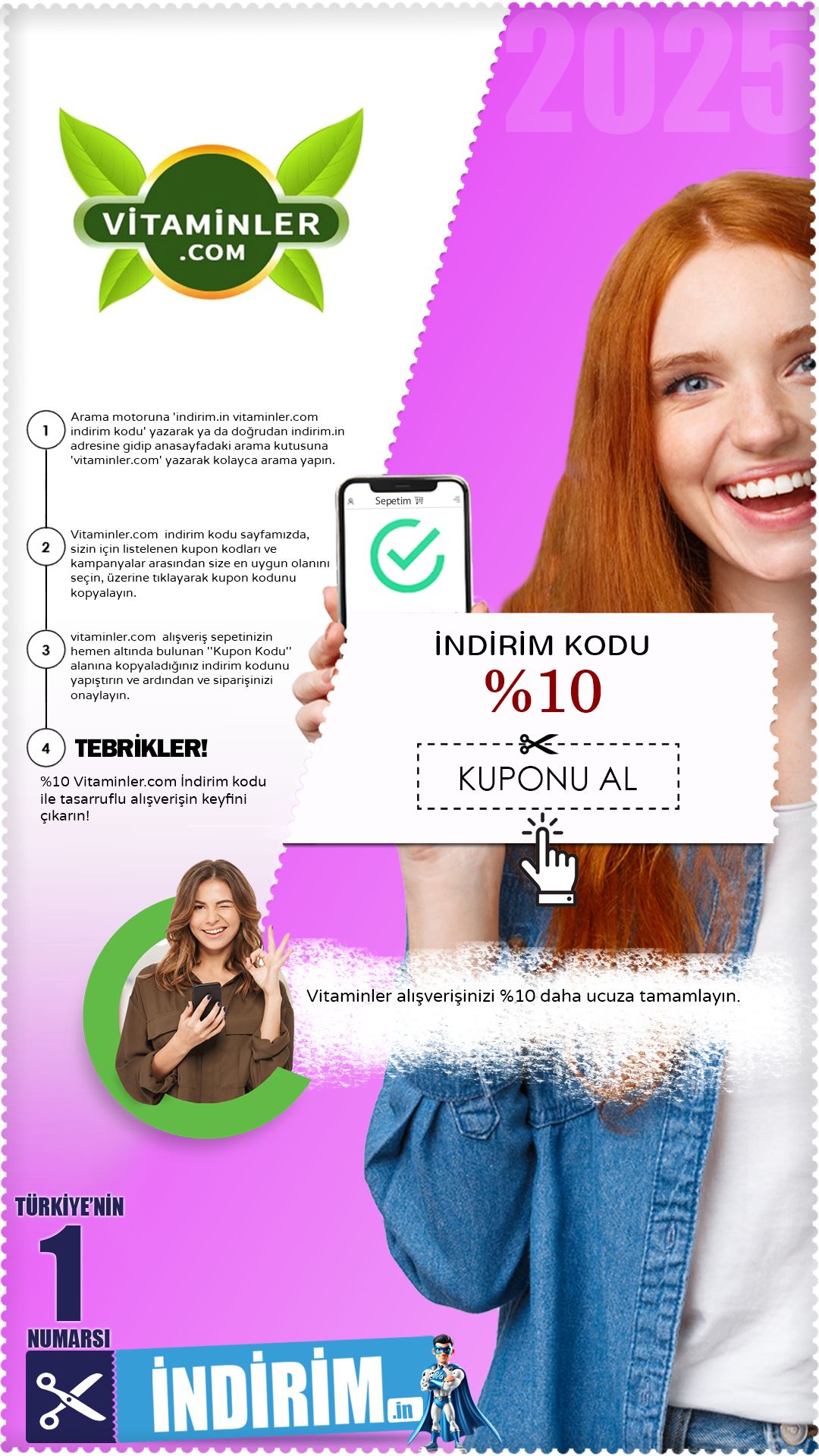 Vitaminler %10 İndirim Kodu