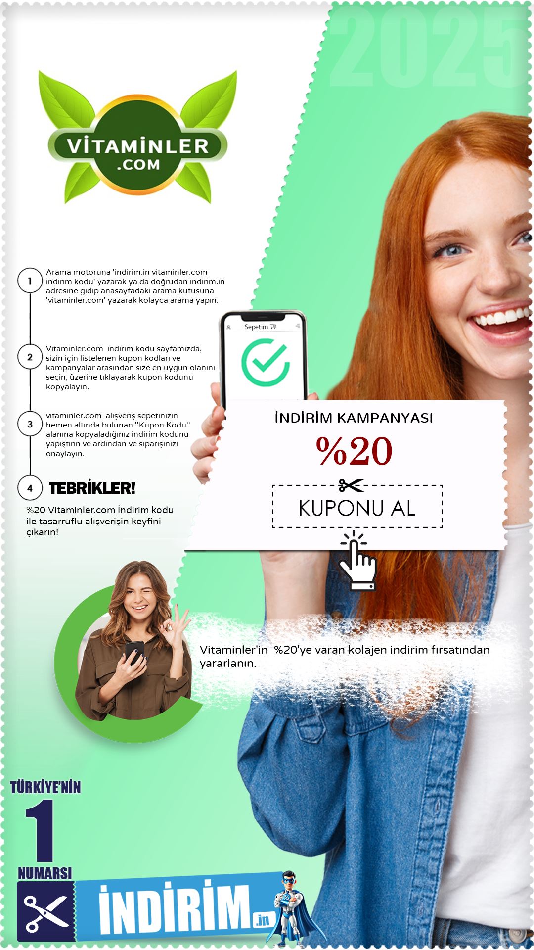 Vitaminler %20 Kolajen İndirim Avantajı