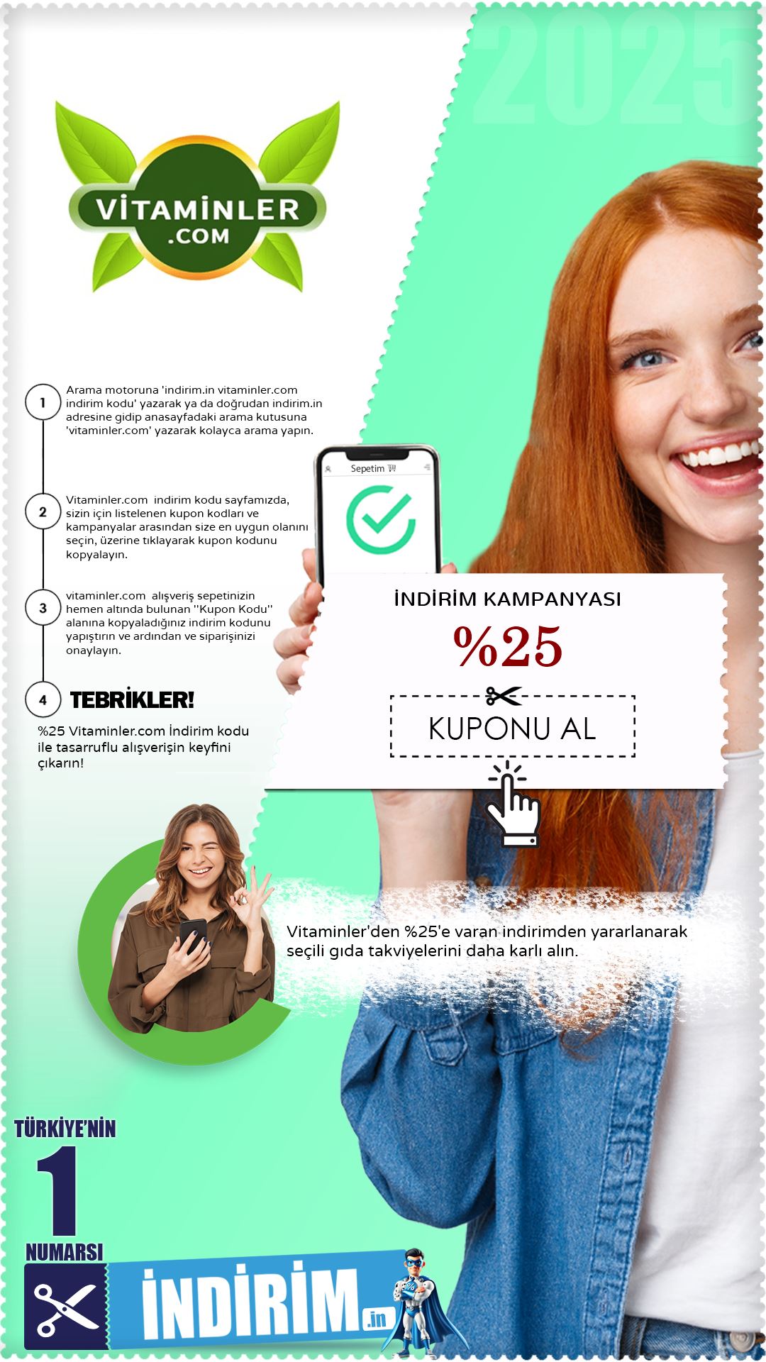 Vitaminler %25 İndirim Kampanyası