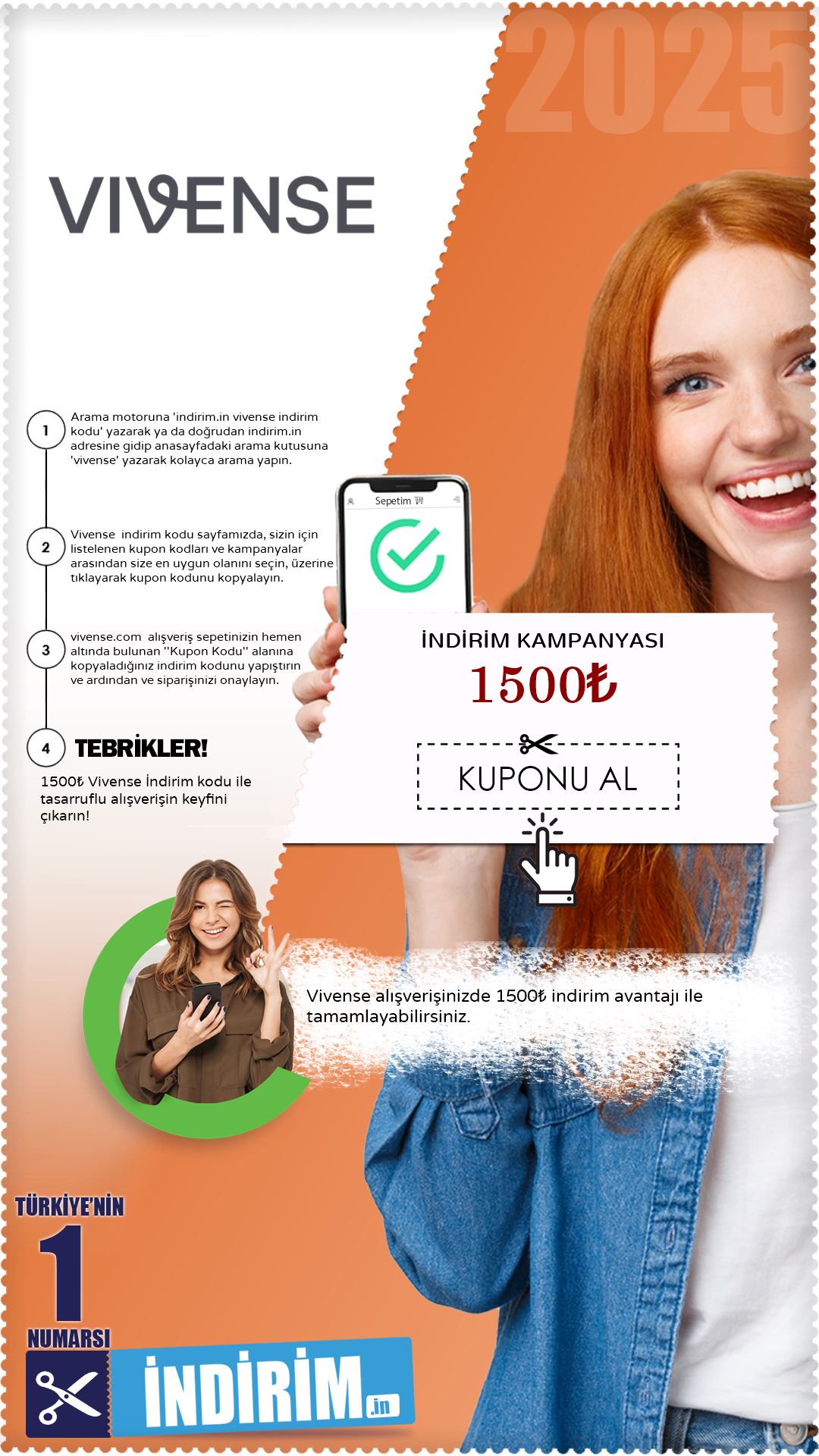 Vivense 1500₺ İndirim Fırsatı
