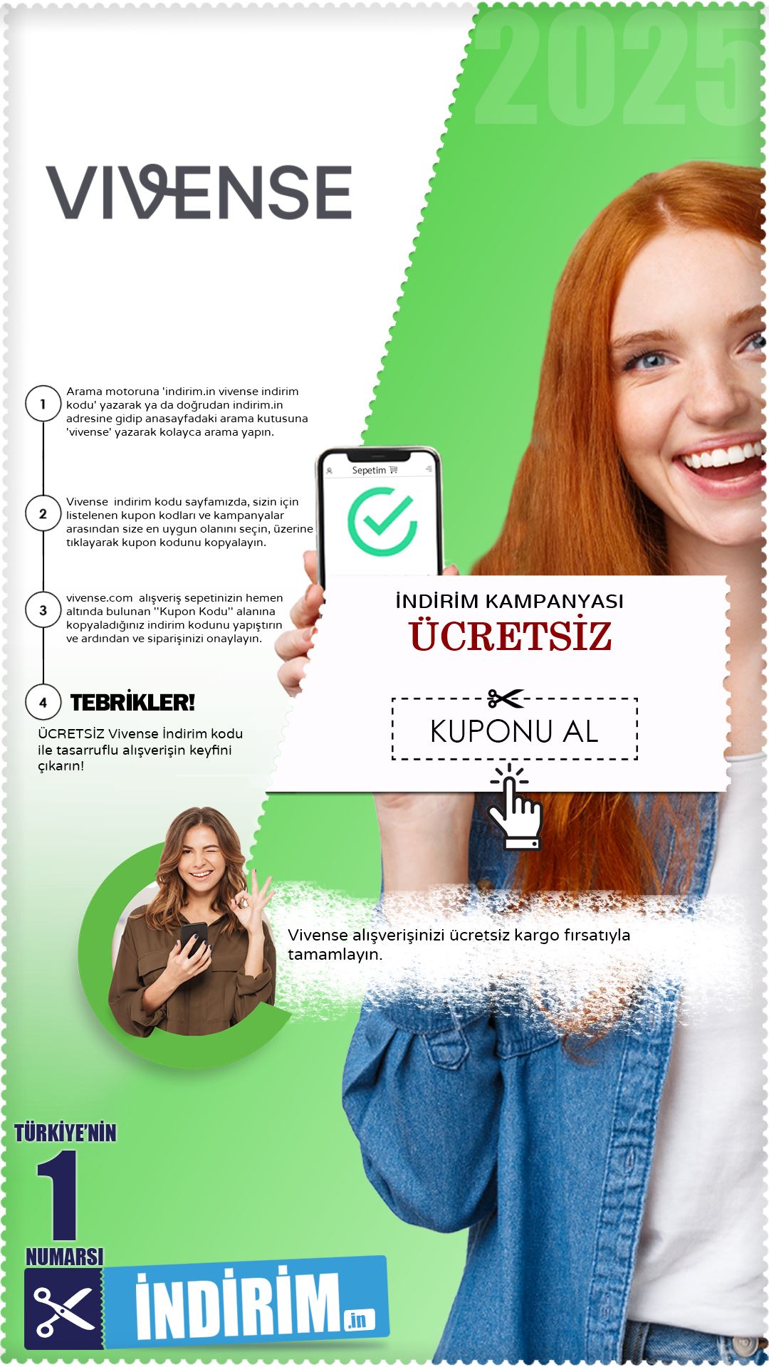 Vivense Ücretsiz Kargo Avantajı