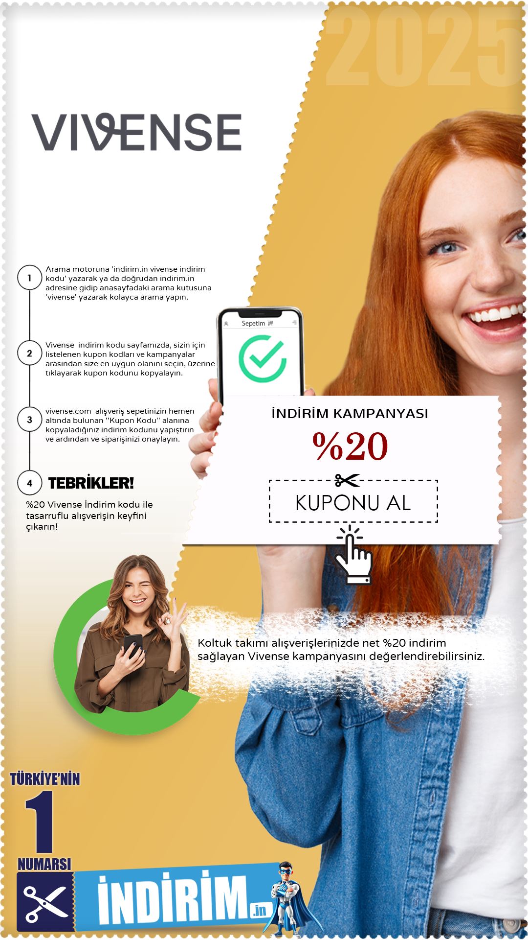 Vivense %20 Koltuk Takımı İndirim Avantajı