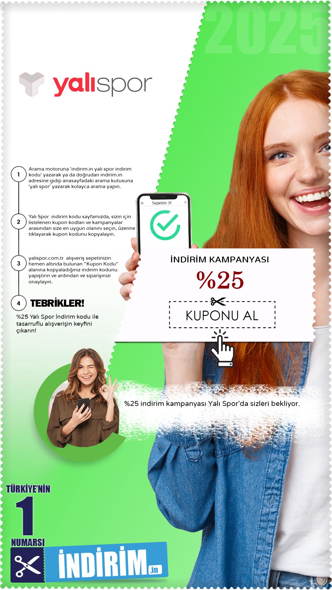 Yalı Spor %25 İndirim Kampanyası