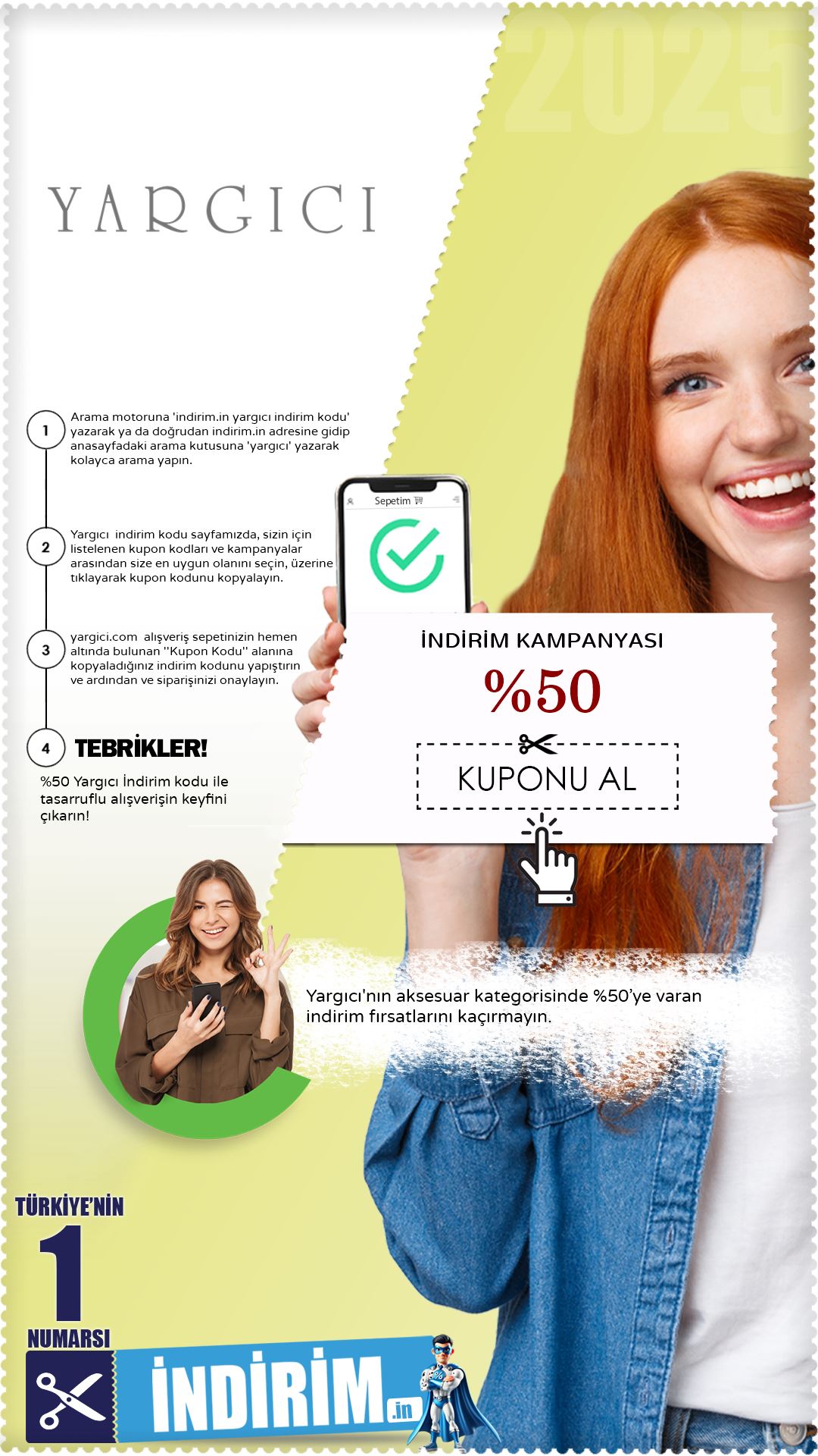 Yargıcı %50'ye Varan Aksesuar İndirim Fırsatı