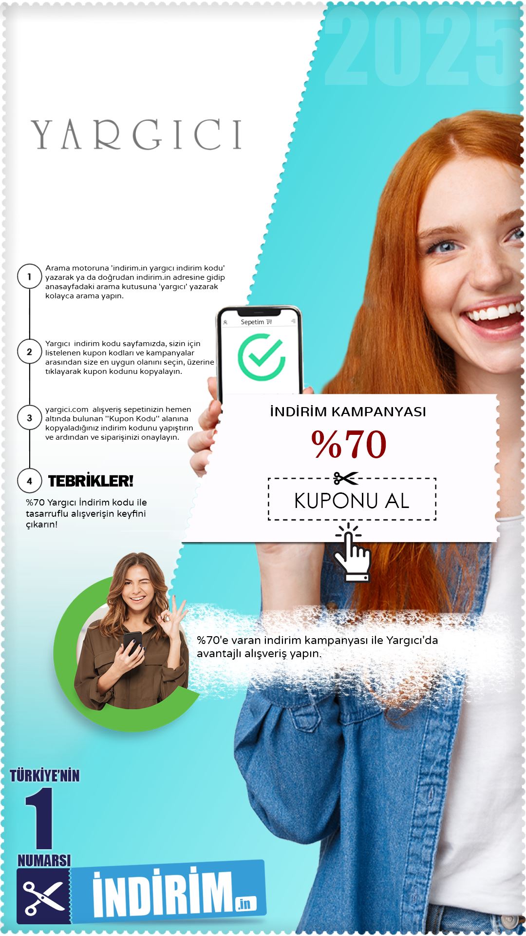 Yargıcı %70'E Varan İndirim Kampanyası