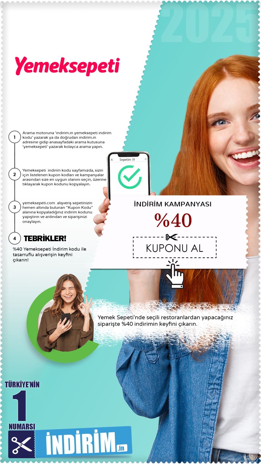 Yemek Sepeti %40 İndirim Kampanyası