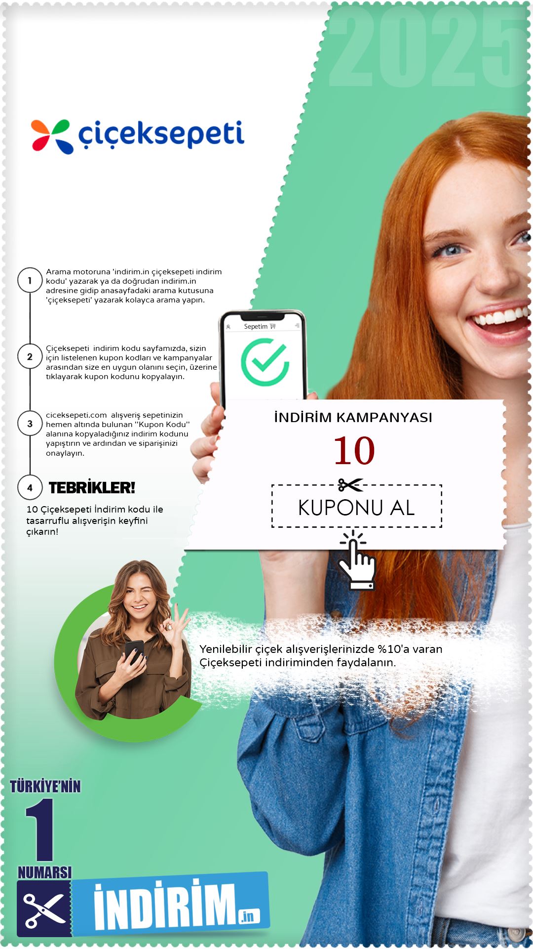 %10 Çiçeksepeti İndirim Kampanyası