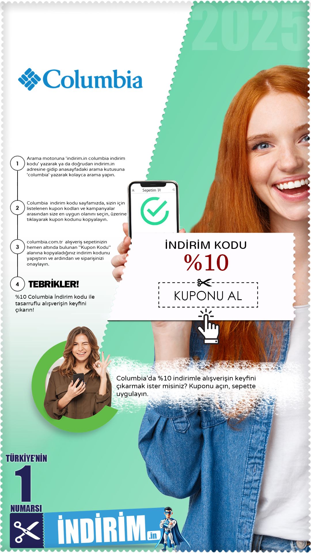 %10 Columbia İndirim Kuponu