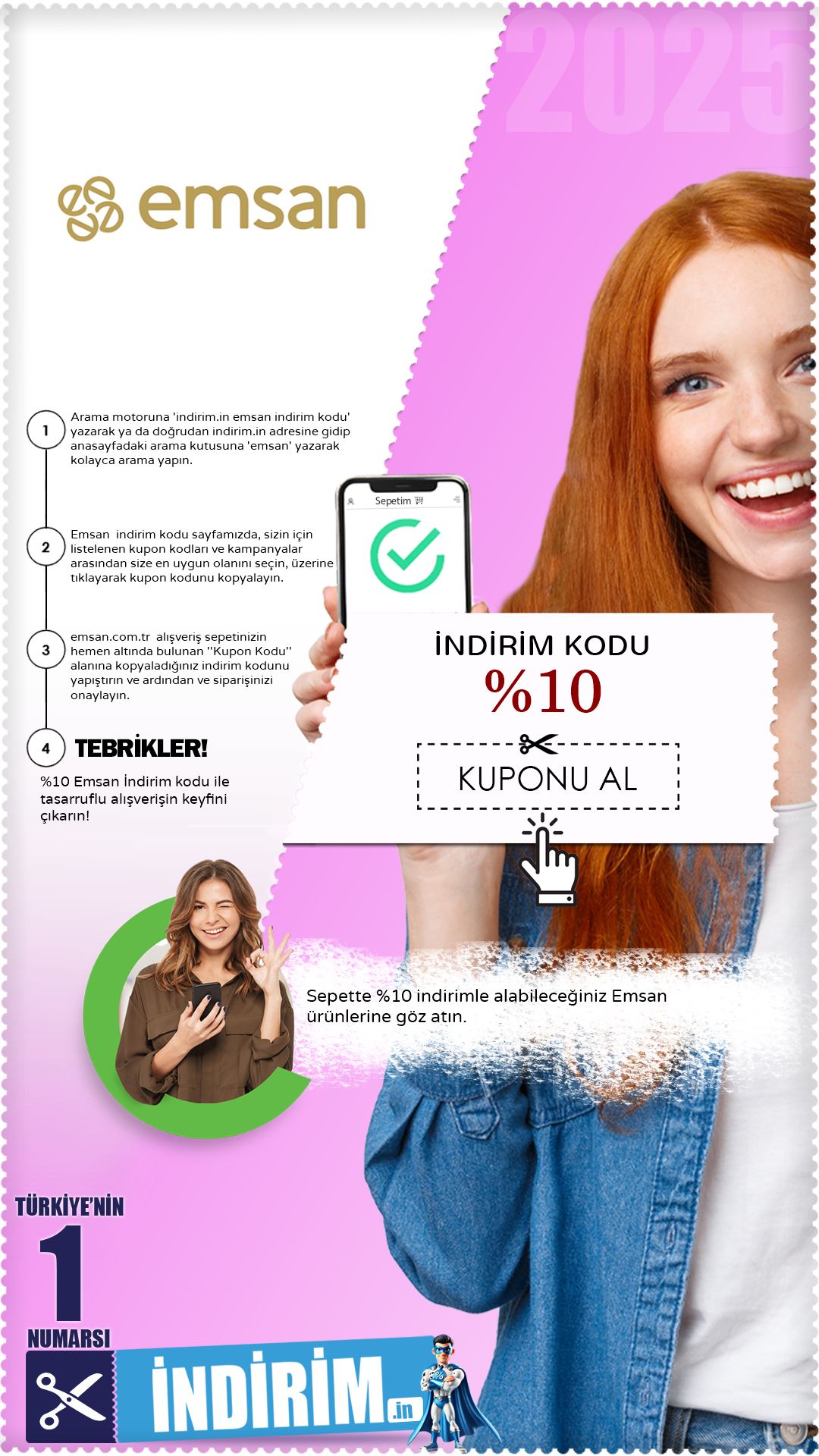 %10 Emsan İndirim Kuponu