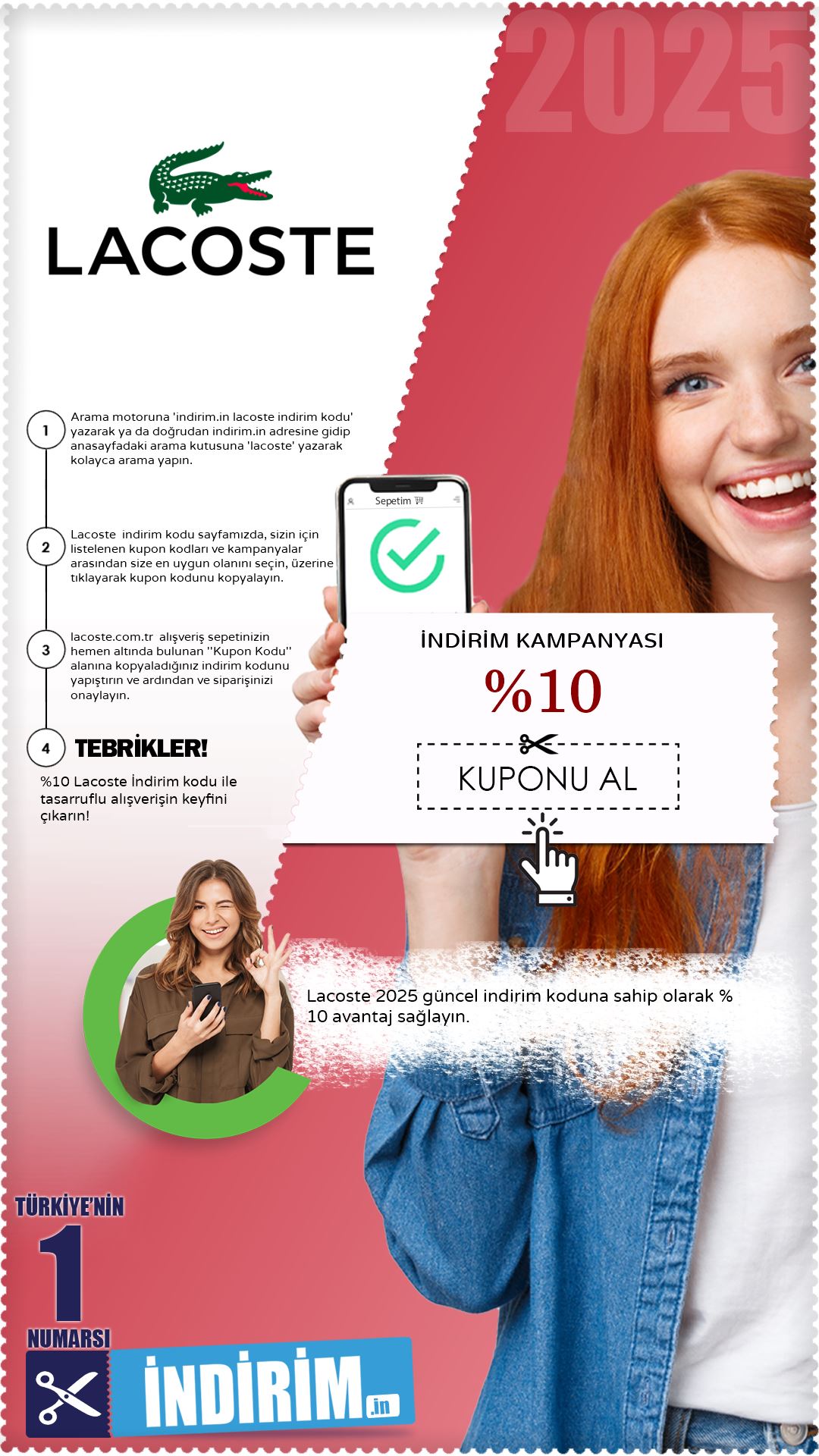 %10 Lacoste Güncel İndirim Kuponu