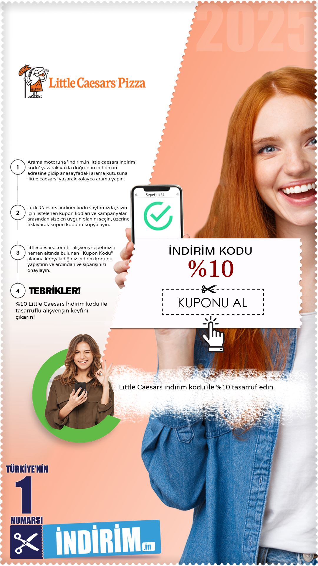 %10 Little Caesars İndirim Kuponu