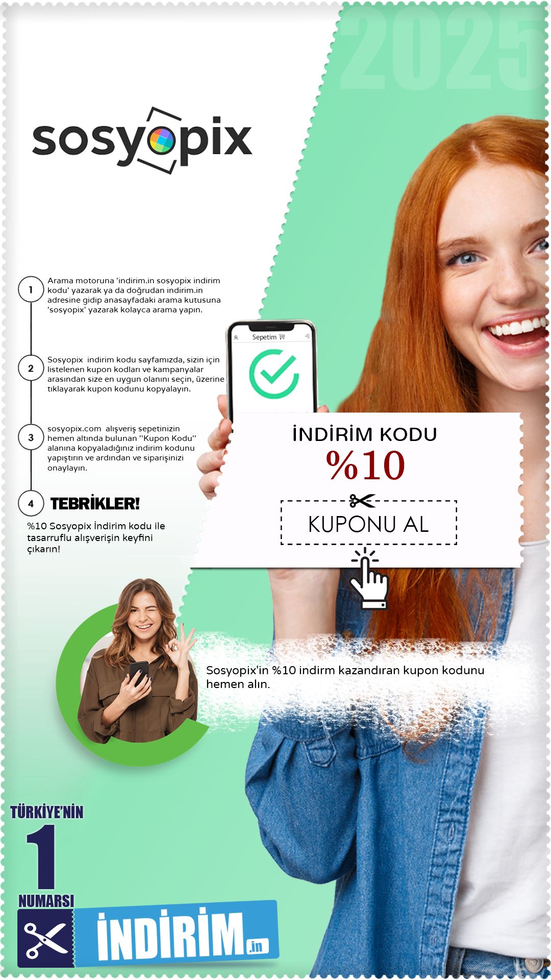 %10 Sosyopix İndirim Kuponu