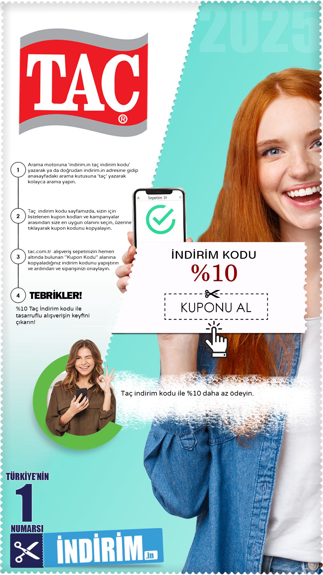 %10 Taç Mobil İndirim Kodu