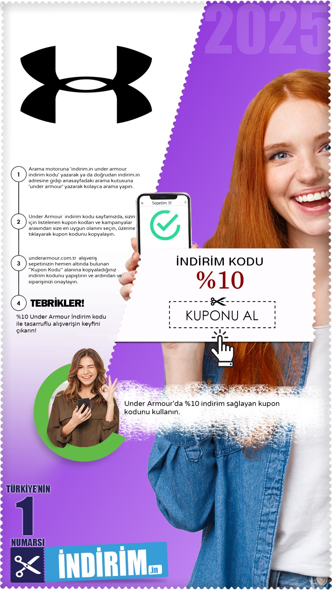 %10 Under Armour İndirim Kuponu