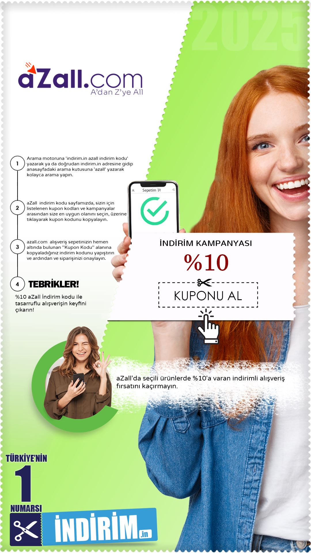 %10'A Varan Azall İndirim Kampanyası