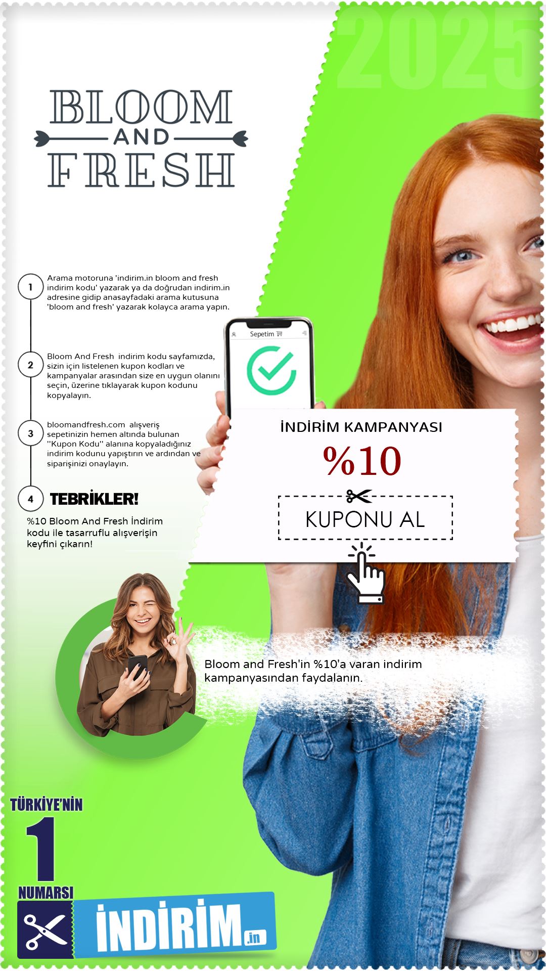 %10'A Varan Bloom And Fresh İndirim Kampanyası