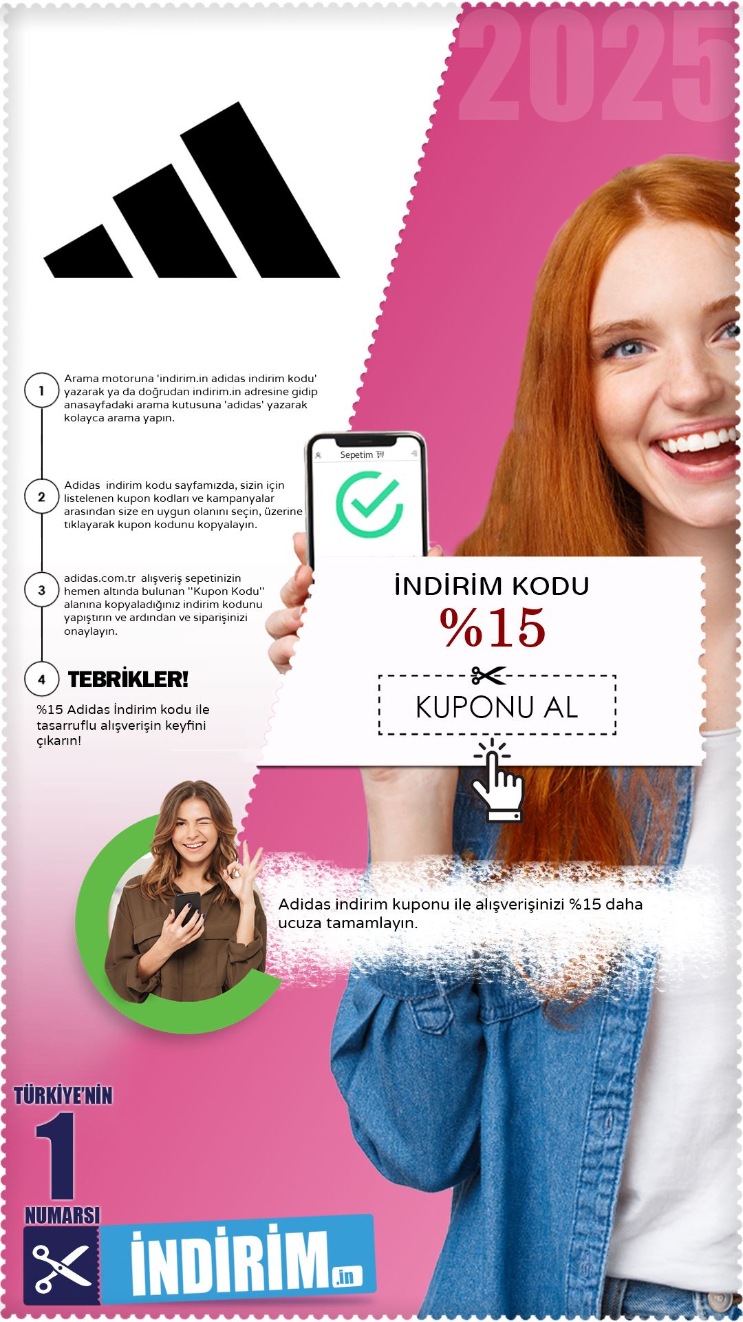 %15 Adidas Kupon Kodu