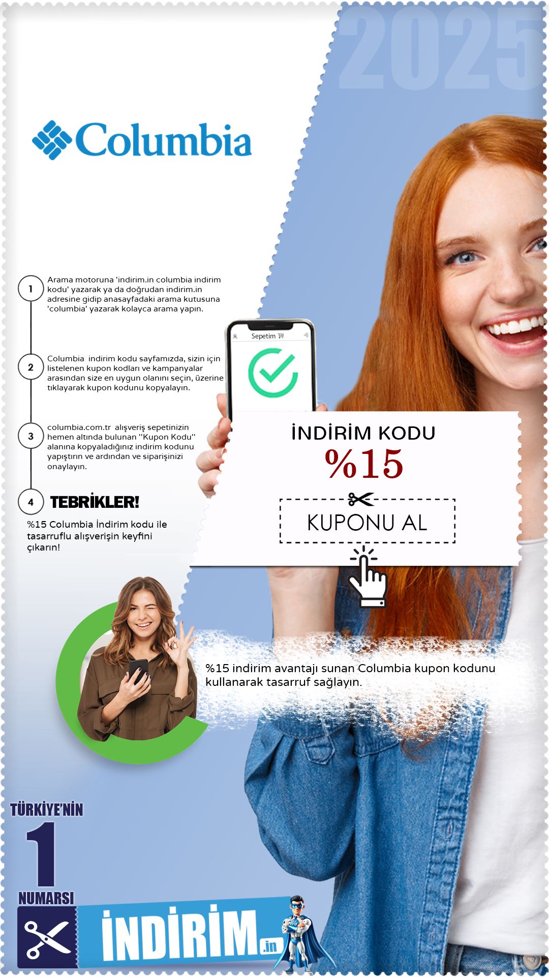 %15 Columbia indirim kodu
