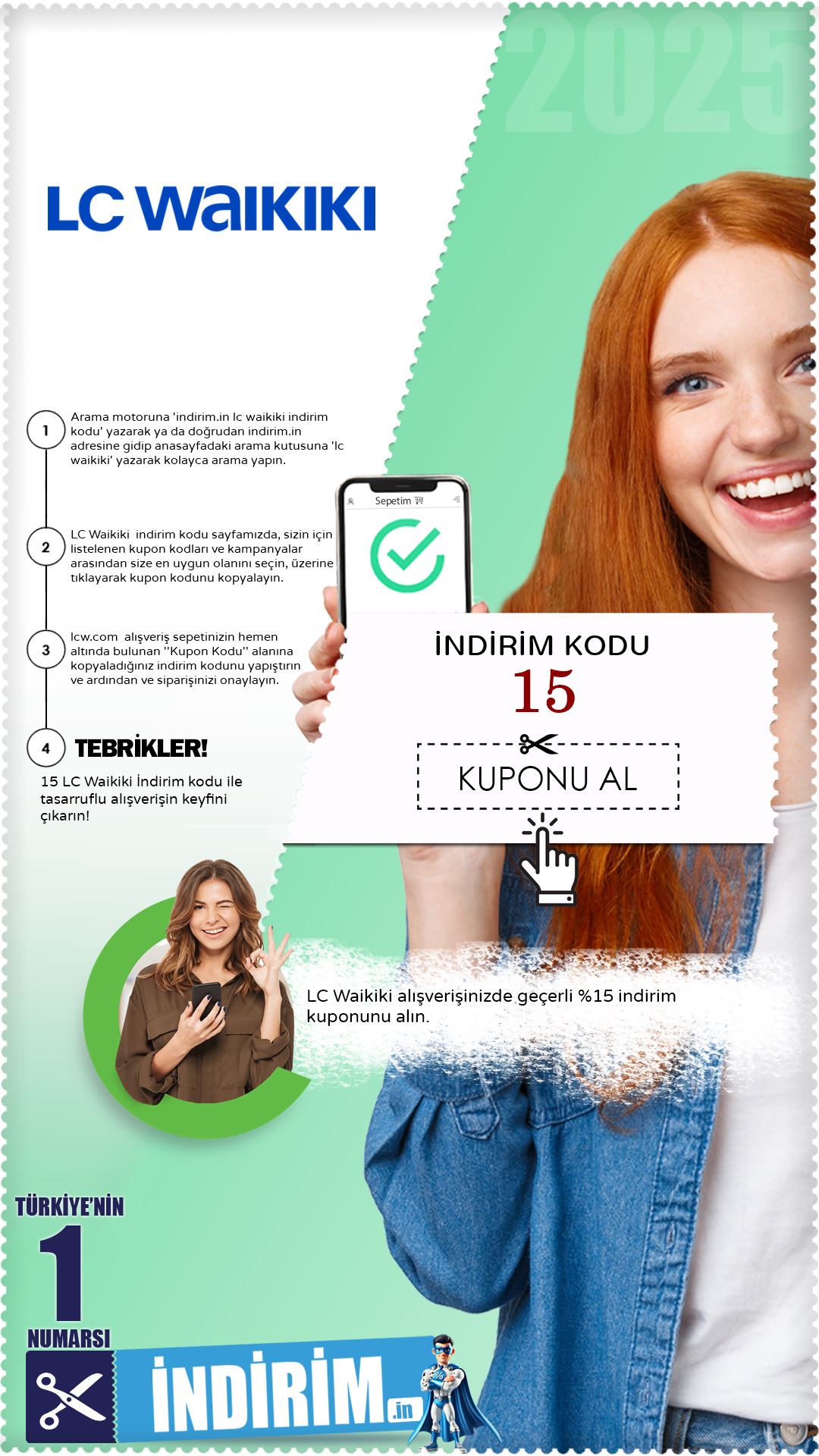 %15 Lcw İndirim Kodu