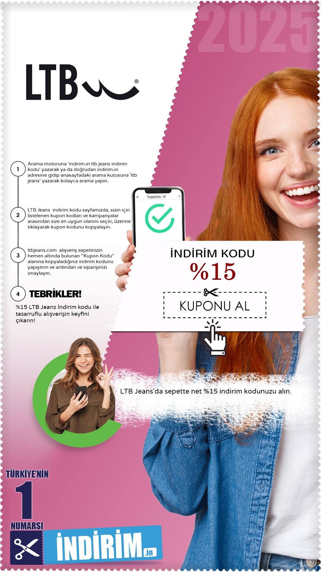 %15 Ltb Jeans İndirim Kodu