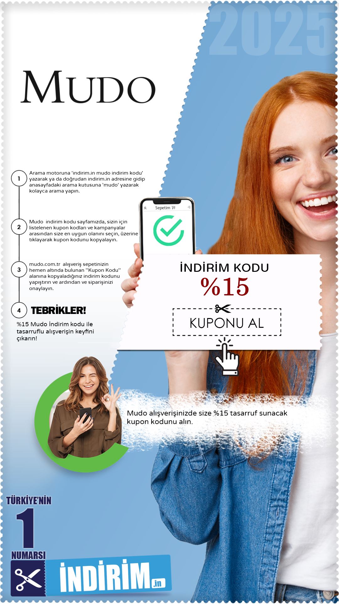 %15 Mudo İndirim Kodu