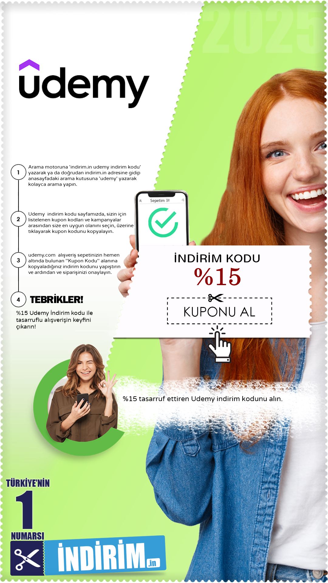 %15 Udemy İndirim Kuponu