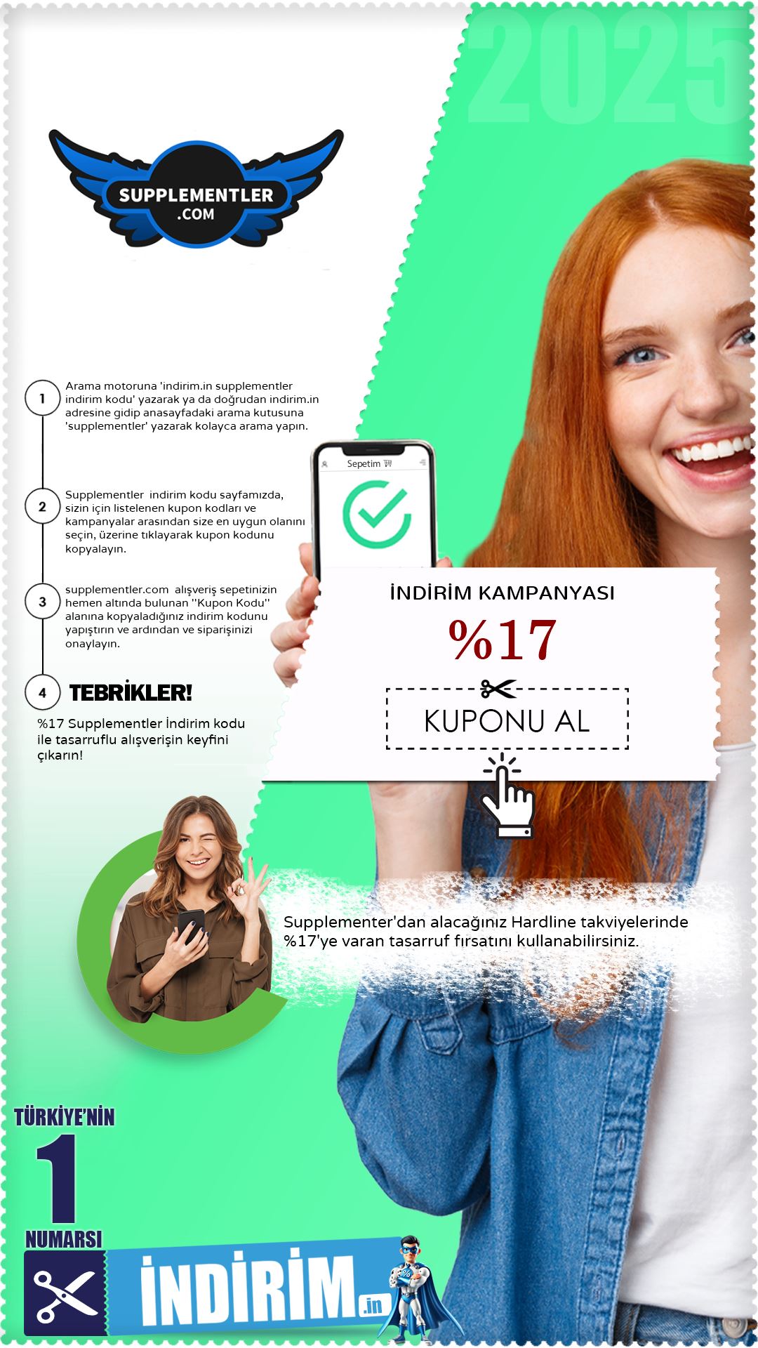 %17 Supplementer Sepet İndirimi