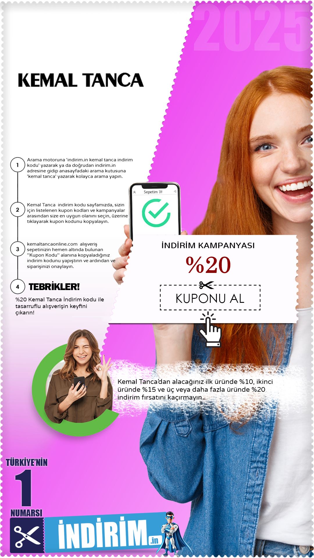 %20 Kemal Tanca İndirim Avantajı