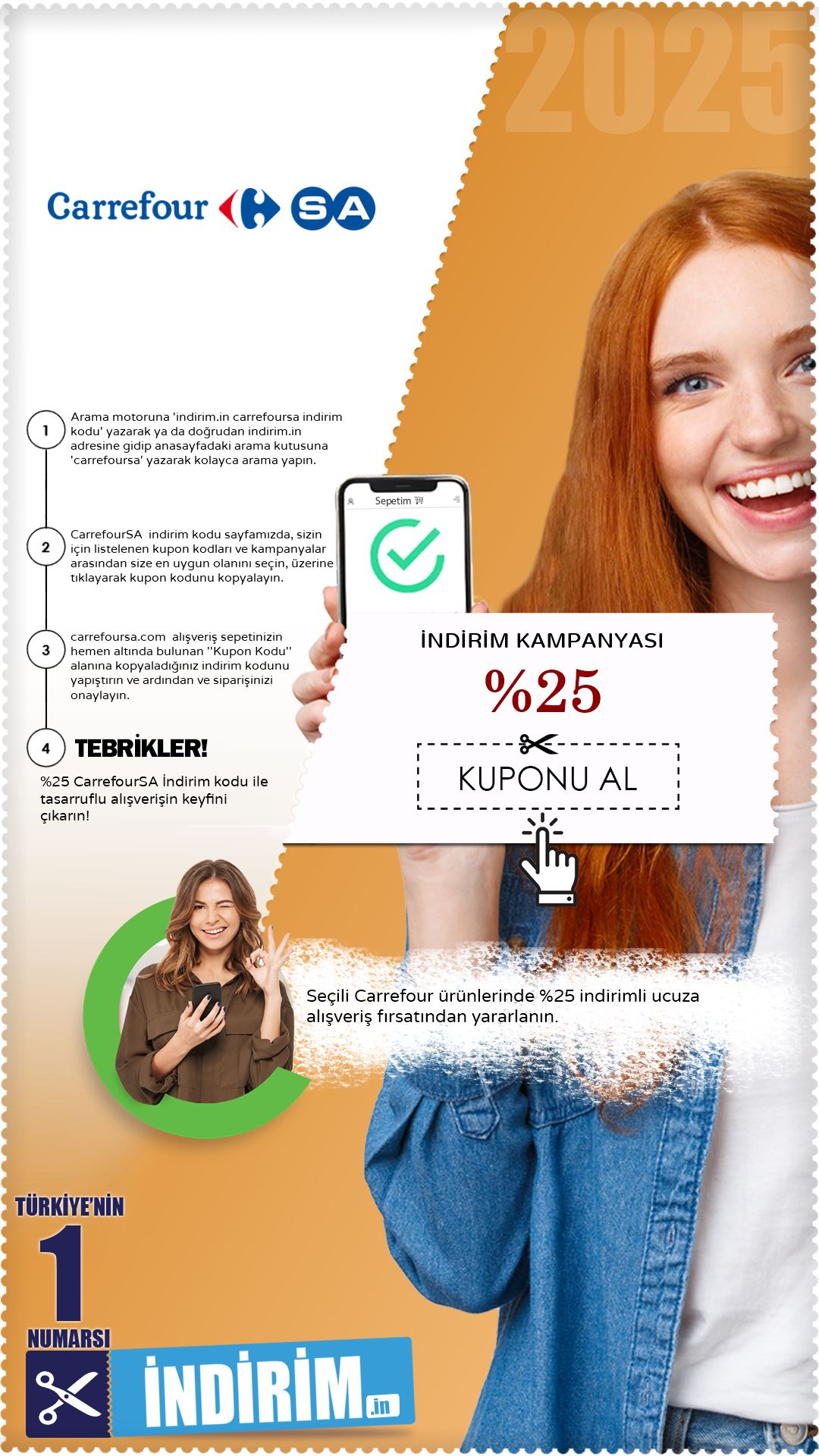 %25 Carrefour İndirim Fırsatı